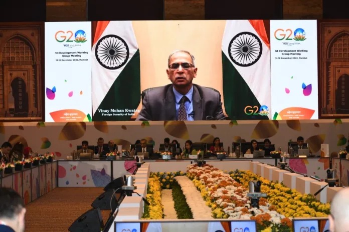 জি-২০ ডেভেলপমেণ্ট ৱৰ্কিং গ্ৰুপৰ প্ৰতিনিধিসকলে মুম্বাইত আলোচনা কৰে