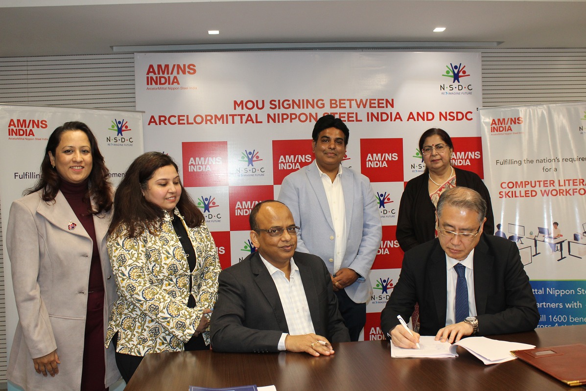 আৰ্চেলৰ মিত্তাল আৰু নিপ্পন ষ্টীলে ৰাষ্ট্ৰীয় দক্ষতা বিকাশ নিগমৰ সৈতে এক বুজাবুজি চুক্তি স্বাক্ষৰ কৰিছে
