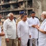 এয়াৰ ইণ্ডিয়াৰ বিমান দুৰ্ঘটনাগ্ৰস্ত স্থান পৰিদৰ্শন প্ৰধানমন্ত্ৰী নৰেন্দ্ৰ মোদীৰ