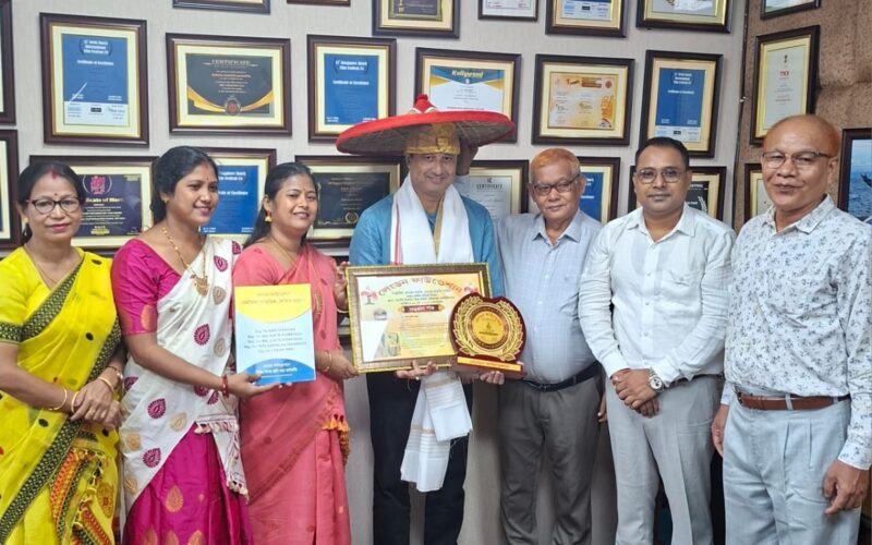 লেংডন বাতৰিৰ উদ্যোগত আৰক্ষী বিষয়া ডঃ পাৰ্থসাৰথি মহন্তক বিশেষ সম্বৰ্দ্ধনা