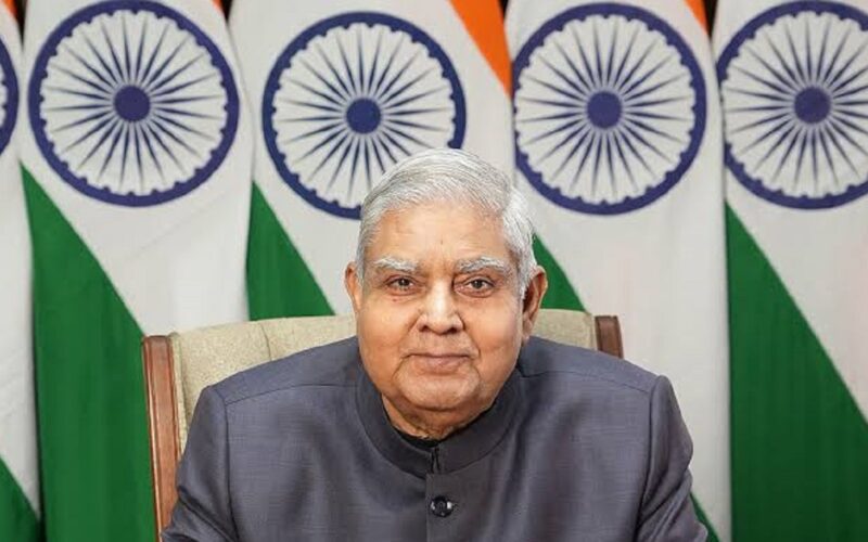 উপ-ৰাষ্ট্ৰপতি পদৰ পৰা পদত্যাগ কৰিছে জগদীপ ধনখৰৰ