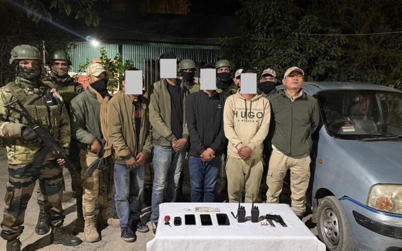 মণিপুৰত সুৰক্ষা বাহিনীৰ বৃহৎ সফলতাঃ অভিযানত জালত পৰিল নিষিদ্ধ ঘোষিত কেচিপিৰ ৮ কেডাৰ