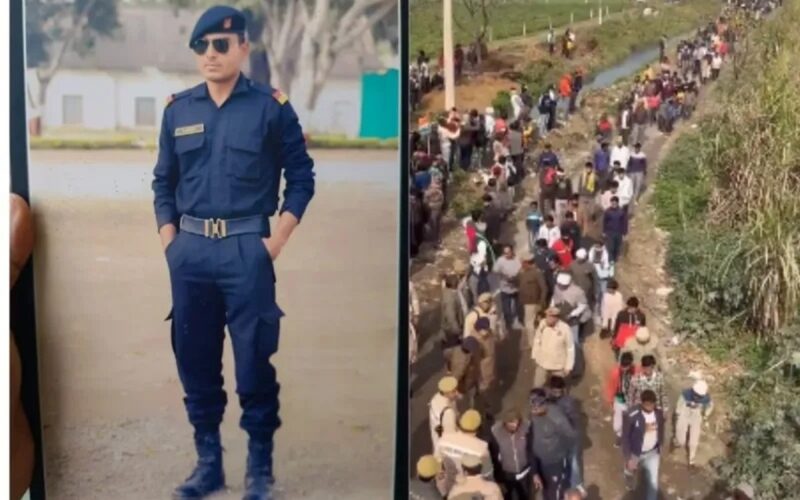 দেশৰ হকে বলিদান! জন্ম গাঁৱত সামৰিক মৰ্যাদাৰে শেষ বিদায় শ্বহীদ জোৱান মনুক