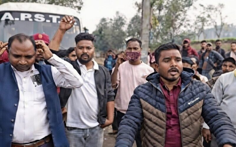 অৰুণাচলত অসমৰ যুৱকক নৃশংস হত্যা; মাৰ্ঘেৰিটাত ৪ নং ৰাষ্ট্ৰীয় ঘাইপথ অৱৰোধ কৰি তীব্ৰ প্ৰতিবাদ