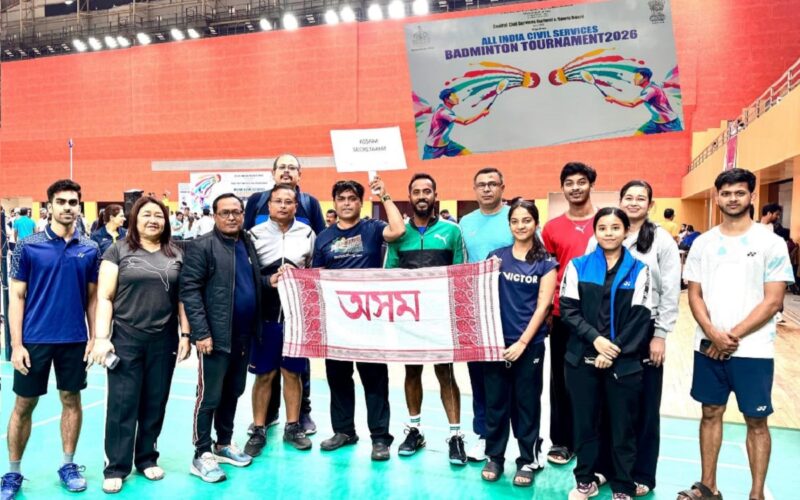 সৰ্বভাৰতীয় অসামৰিক সেৱা বেডমিণ্টন প্ৰতিযোগিতাত অসমৰ চমকপ্ৰদ সফলতা ; মহিলা দলীয় শাখাত স্বৰ্ণ আৰু পুৰুষ দলীয় শাখাত চতুৰ্থ স্থান