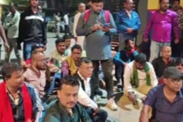 কংগ্ৰেছ দলৰ প্ৰাৰ্থী অশোক শৰ্মাক আটক কৰিছে আৰক্ষীয়ে