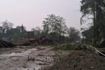 প্ৰচণ্ড ধুমুহা বৰষুণ