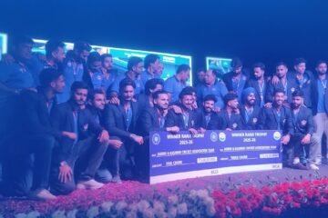 ৰঞ্জী ট্ৰফী জয়ৰ পাছত জম্মু-কাশ্মীৰ দললৈ ৫ কোটি টকাৰ পুৰস্কাৰ বিচিচিআইৰ