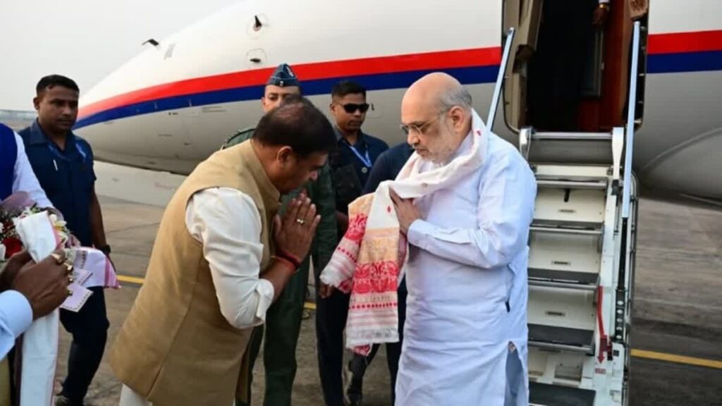 প্ৰধানমন্ত্ৰীৰ বিদায়, অসমত এইবাৰ উপস্থিত গৃহমন্ত্ৰী অমত শ্বাহ