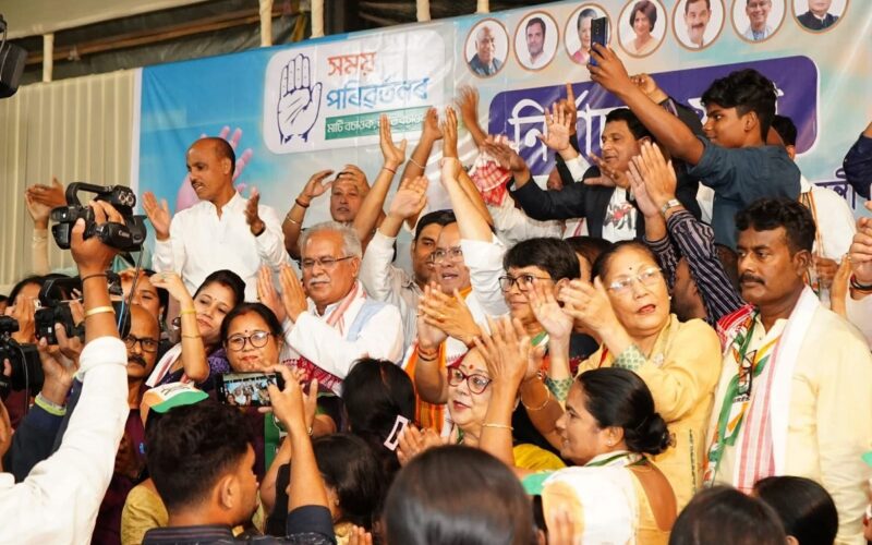 দিছপুৰত কংগ্ৰেছৰ হেভীৱেট প্ৰচাৰ অভিযান;গৌৰৱ গগৈ ৰ লক্ষ্যত হিমন্ত বিশ্ব শৰ্মা