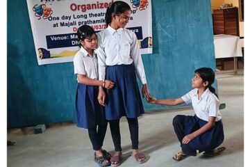 ধাৰাপুৰ মজলী প্ৰাথমিক বিদ্যালয়ত অংগণা নাট্যগোষ্ঠীৰ শিশু নাট কৰ্মশালা