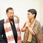 পুৱাই বিধায়ক  অতুল বৰাৰ ঘৰত উপস্থিত মীৰা বৰঠাকুৰ