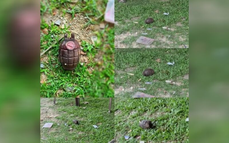 গ্ৰেণেড নিক্ষেপ দুষ্কৃতিকাৰীৰ