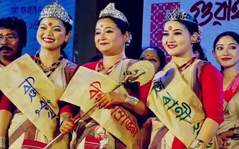 লতাশিলত বিহু সম্ৰাজ্ঞীৰ খিতাপ দখল সংগীতা ৰাভাৰ; বিহু কুঁৱৰী আৰু বিহুৰাণীৰ মুকুট জিকিলে কৃষ্ণা-বৰষাই
