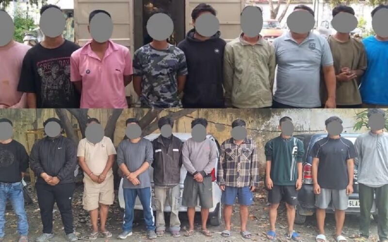 নিৰাপত্তা বিঘ্নিত কৰাৰ অভিযোগত ইম্ফলত ১৯ জনক আটক; সান্ধ্য আইন উলংঘনকাৰীৰ বিৰুদ্ধে কঠোৰ মণিপুৰ আৰক্ষী