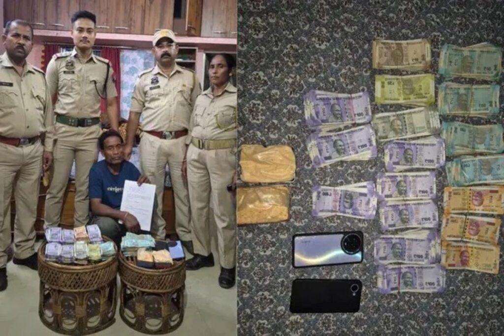 বশিষ্ঠত হেৰ’ইন আৰু নগদ ধনসহ ড্ৰাগছ সৰবৰাহকাৰী ‘হনুমান’ আৰক্ষীৰ জালত