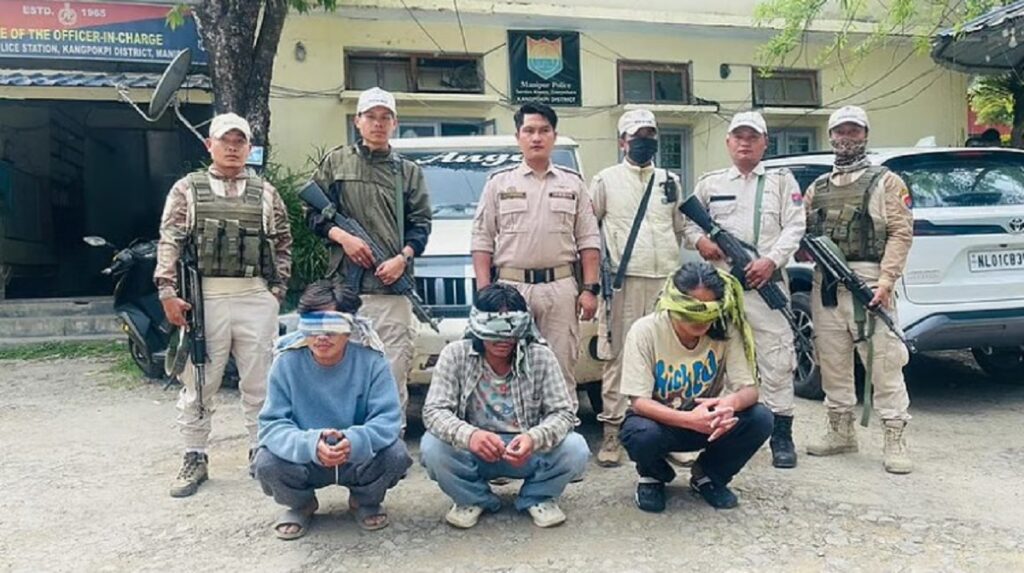 কাংপোকপিত টায়াৰৰ কাৰখানা জ্বলাই দিয়াৰ চেষ্টা; মণিপুৰ আৰক্ষীৰ জালত তিনি দুৰ্বৃত্ত