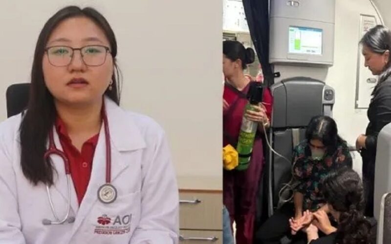 মাজ আকাশত দেৱদূতৰ ৰূপত মণিপুৰী চিকিৎসক; টকিঅ’-দিল্লী বিমানত ৰক্ষা পৰিল যাত্ৰীৰ প্ৰাণ