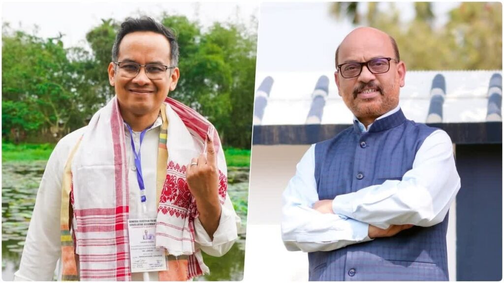 যোৰহাটত হিতেন্দ্ৰ নাথ গোস্বামীৰ অগ্ৰগতি: বিজেপিৰ হাতত পিছ পৰিছে গৌৰৱ গগৈ