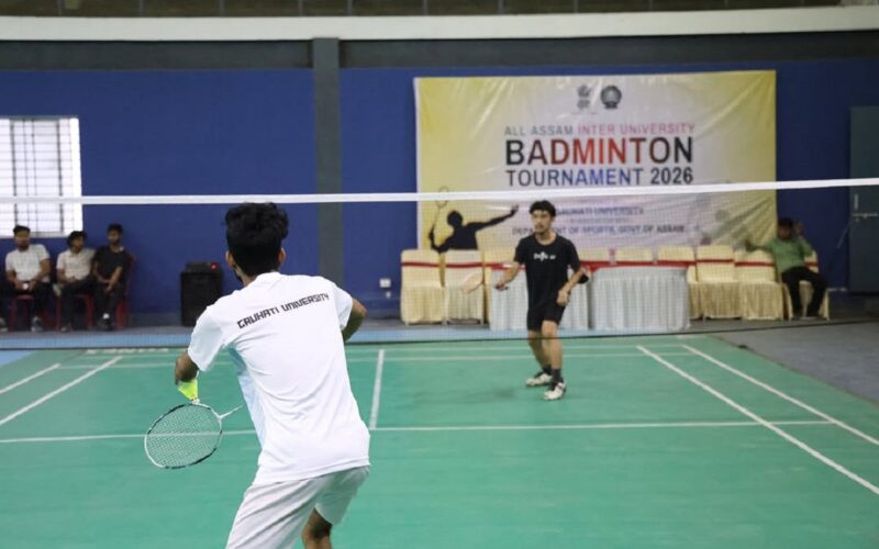 গুৱাহাটী বিশ্ববিদ্যালয়ত আন্তঃবিশ্ববিদ্যালয় বেডমিণ্টন প্ৰতিযোগিতা আৰম্ভ