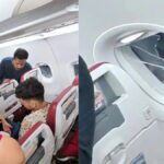 মধ্য আকাশত যাত্ৰীৰ তাণ্ডৱ; মূৰেৰে খুন্দিয়াই খুন্দিয়াই ভাঙিলে বিমানৰ খিৰিকি