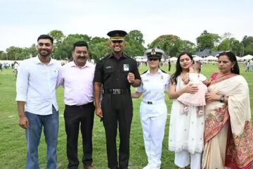 কলেজীয়া দিনৰ সপোনে পালে পূৰ্ণতা; বায়ুসেনাত নিযুক্ত স্বামী, নৌসেনাৰ বিষয়া পত্নী