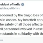 অসমৰ ভয়ংকৰ বান পৰিস্থিতিক লৈ ৰাষ্ট্ৰপতি দ্ৰৌপদী মুৰ্মুৱে গভীৰ উদ্বেগ প্ৰকাশ