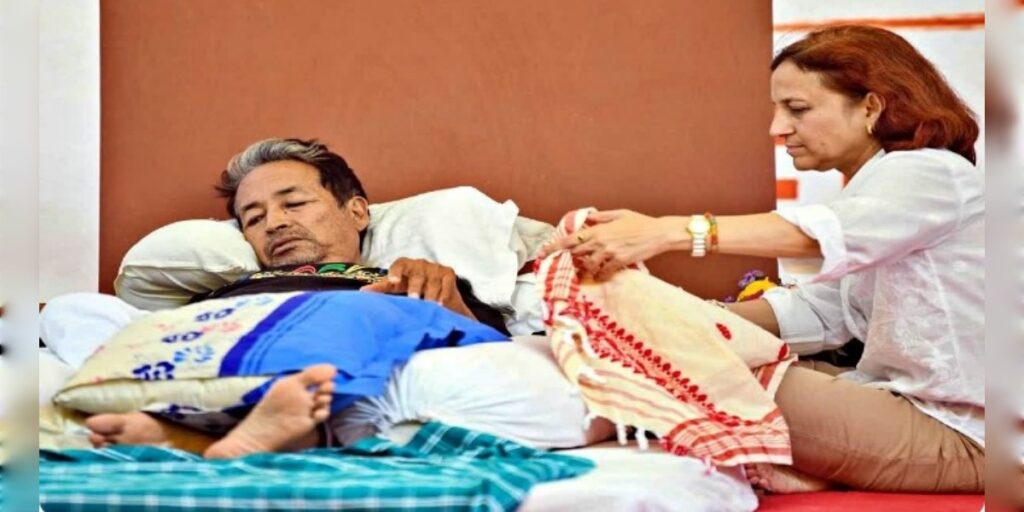 সোণম ৱাংচুকৰ পত্নী গীতাঞ্জলি জে আংগম’ৱেৰ গৰ্জন
