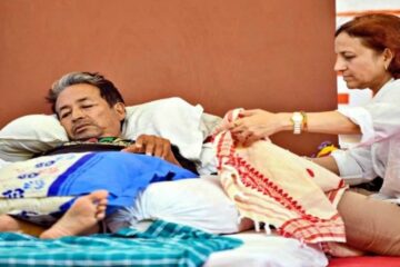 সোণম ৱাংচুকৰ পত্নী গীতাঞ্জলি জে আংগম’ৱেৰ গৰ্জন