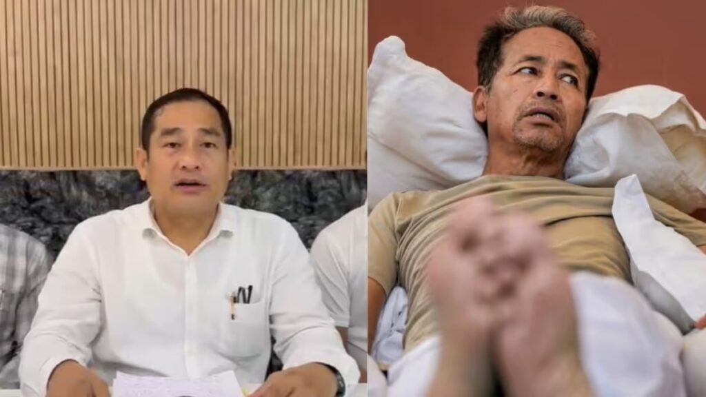 অনশন ভংগ কৰিবলৈ সোণম ৱাংচুকলৈ আহ্বান এবছুৰ; কেন্দ্ৰক আলোচনাত বহিবলৈ দাবী