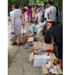 নাজিৰা সমষ্টিত কস্তুৰবা গান্ধী ৰাষ্ট্ৰীয় স্মাৰক ট্ৰাষ্ট আৰু সৰ্বোদয় ট্ৰাষ্টৰ বান সাহায্য বিতৰণ
