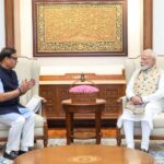 নতুন দিল্লীত প্ৰধানমন্ত্ৰী মোদীক সাক্ষাৎ কৰে মুখ্যমন্ত্ৰী ড° হিমন্ত বিশ্ব শৰ্মাই