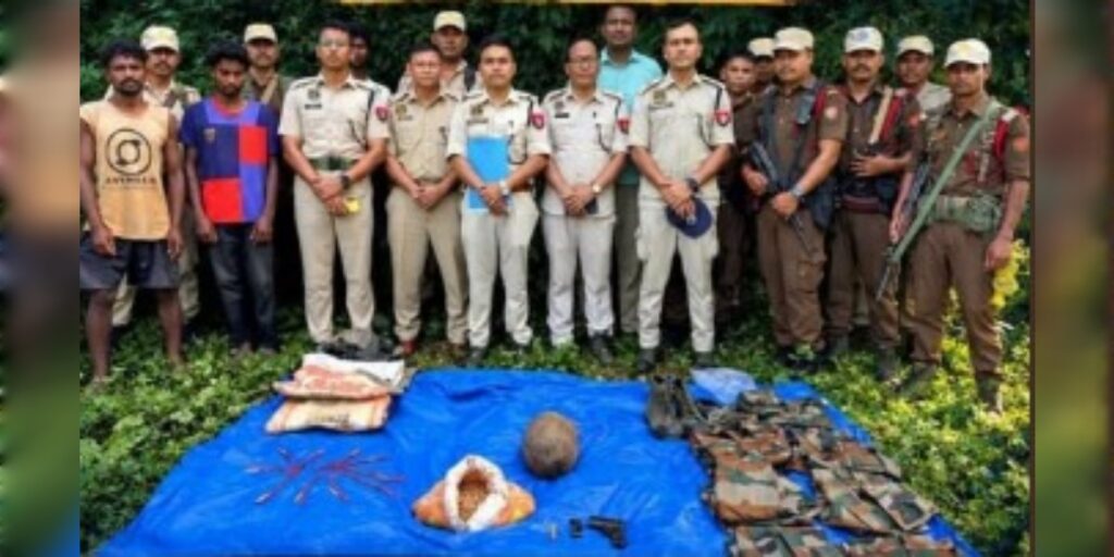 কোকৰাঝাৰৰ বনাঞ্চলত বুজন পৰিমাণৰ অস্ত্ৰ-শস্ত্ৰসহ বিস্ফোৰক উদ্ধাৰ