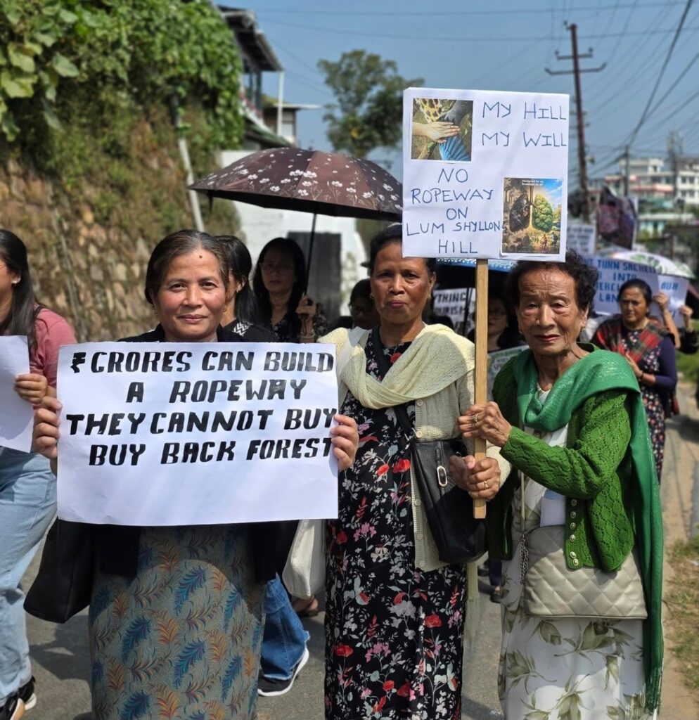 শ্বিলং ৰোপৱে’ বিতৰ্ক অনুজ্ঞা-পত্ৰ অবিহনে কাম আৰম্ভৰ অভিযোগত কোম্পানীক জাননী
